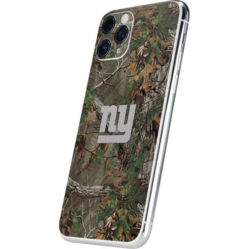 NFL New York Giants Realtree Xtra Green Camo iPhone 11 Pro Skin