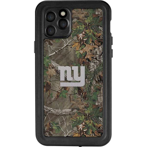 NFL New York Giants Realtree Xtra Green Camo iPhone 11 Pro Waterproof Case