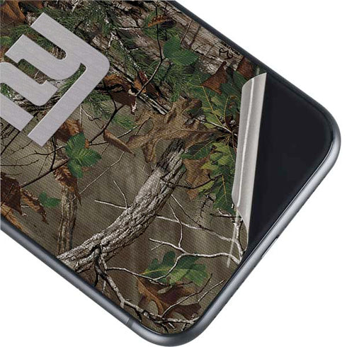NFL New York Giants Realtree Xtra Green Camo iPhone 11 Skin