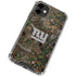 NFL New York Giants Realtree Xtra Green Camo iPhone 12 Clear Case