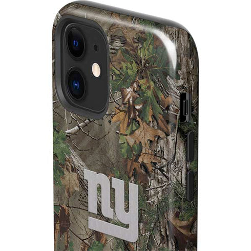 NFL New York Giants Realtree Xtra Green Camo iPhone 12 Impact Case