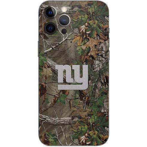 NFL New York Giants Realtree Xtra Green Camo iPhone 12 Pro Max Skin
