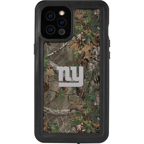 NFL New York Giants Realtree Xtra Green Camo iPhone 12 Pro Max Waterproof Case