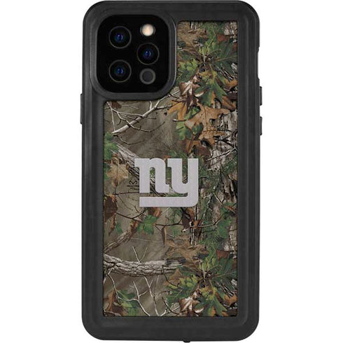 NFL New York Giants Realtree Xtra Green Camo iPhone 12 Pro Waterproof Case
