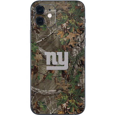 NFL New York Giants Realtree Xtra Green Camo iPhone 12 Skin