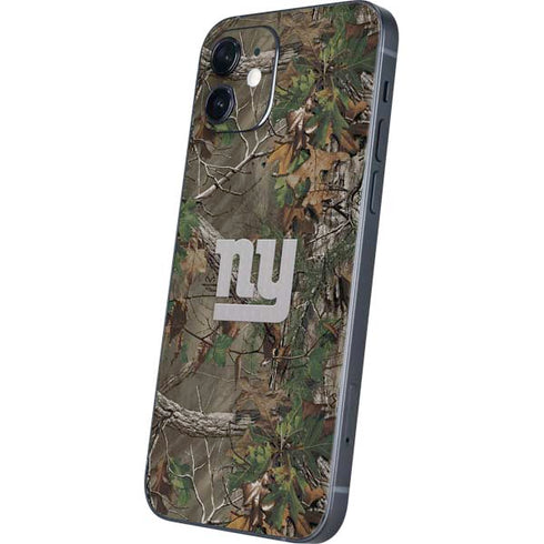 NFL New York Giants Realtree Xtra Green Camo iPhone 12 Skin