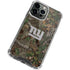 NFL New York Giants Realtree Xtra Green Camo iPhone 13 Pro Clear Case