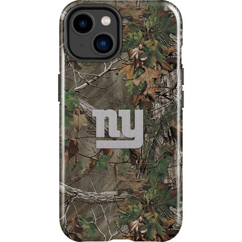 NFL New York Giants Realtree Xtra Green Camo iPhone 15 Plus Impact Case