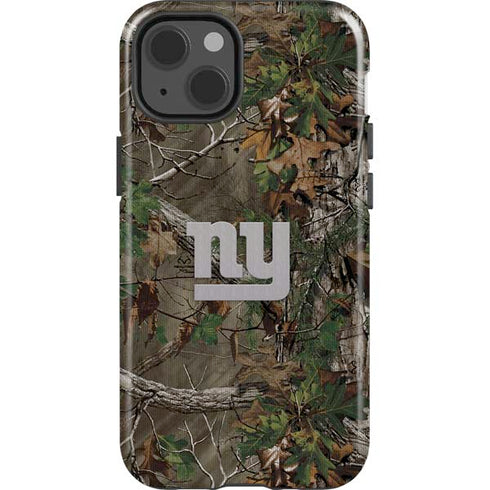 NFL New York Giants Realtree Xtra Green Camo iPhone 15 Impact Case