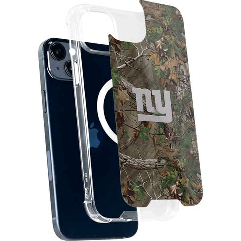 NFL New York Giants Realtree Xtra Green Camo iPhone 15 Plus MagSafe Case
