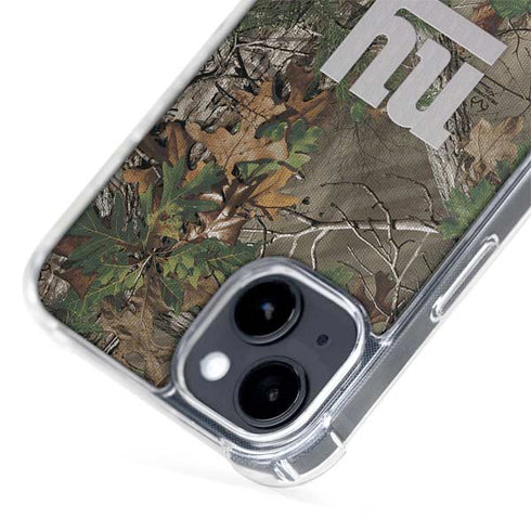 NFL New York Giants Realtree Xtra Green Camo iPhone 15 Plus MagSafe Case