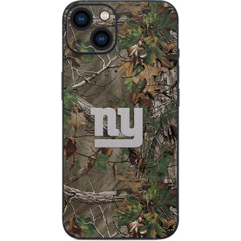 NFL New York Giants Realtree Xtra Green Camo iPhone 14 Plus Skin