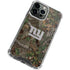 NFL New York Giants Realtree Xtra Green Camo iPhone 15 Pro Clear Case