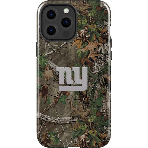 NFL New York Giants Realtree Xtra Green Camo iPhone 15 Pro Max Impact Case