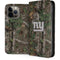 NFL New York Giants Realtree Xtra Green Camo iPhone 15 Pro Max Folio Case