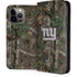 NFL New York Giants Realtree Xtra Green Camo iPhone 15 Pro Max Folio Case