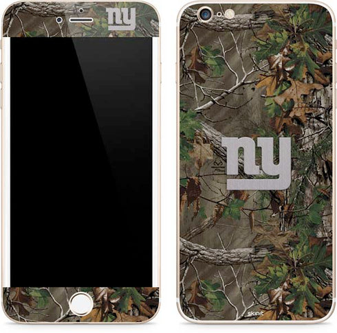 NFL New York Giants Realtree Xtra Green Camo iPhone 6/6s Plus Skin