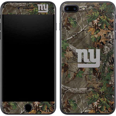 NFL New York Giants Realtree Xtra Green Camo iPhone 8 Plus Skin