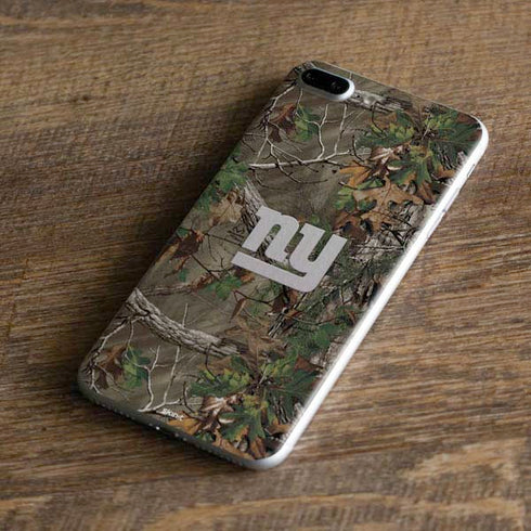 NFL New York Giants Realtree Xtra Green Camo iPhone 8 Plus Skin