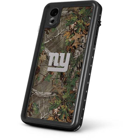 NFL New York Giants Realtree Xtra Green Camo iPhone XR Waterproof Case