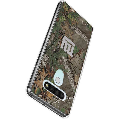 NFL New York Giants Realtree Xtra Green Camo LG Stylo 6 Clear Case