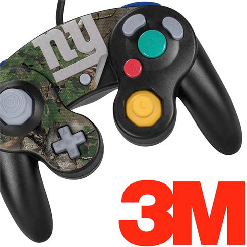 NFL New York Giants Realtree Xtra Green Camo Nintendo GameCube Controller Skin