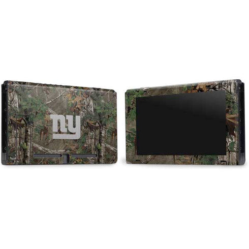 NFL New York Giants Realtree Xtra Green Camo Nintendo Switch Bundle Skin