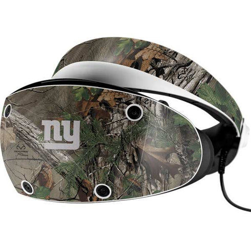 NFL New York Giants Realtree Xtra Green Camo PlayStation VR2 Skin