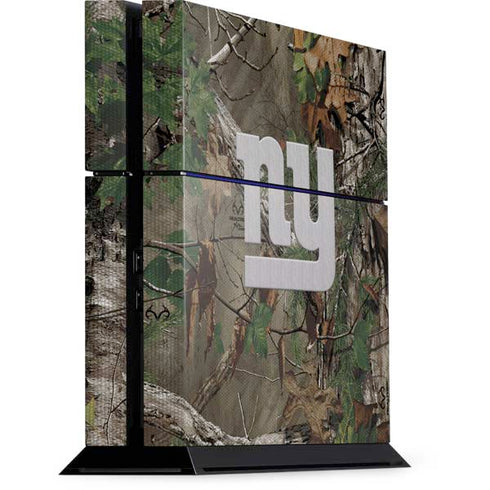 NFL New York Giants Realtree Xtra Green Camo PS4 Console Skin