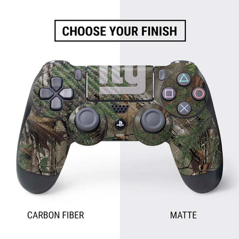 NFL New York Giants Realtree Xtra Green Camo PS4 Controller Skin