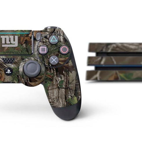 NFL New York Giants Realtree Xtra Green Camo PS4 Pro Bundle Skin