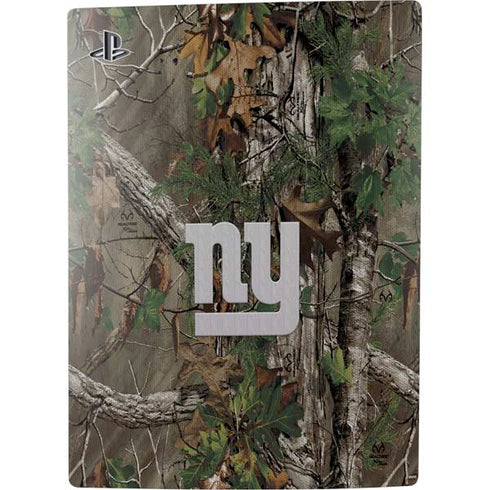 NFL New York Giants Realtree Xtra Green Camo PS5 Console Skin