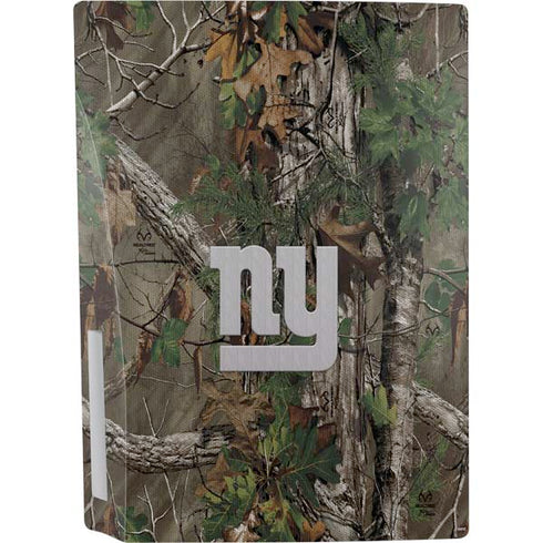 NFL New York Giants Realtree Xtra Green Camo PS5 Console Skin