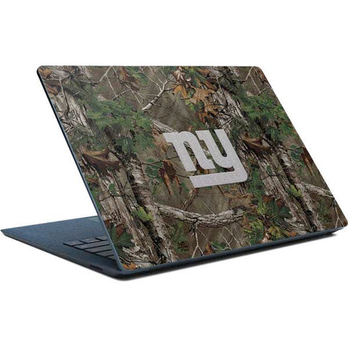 NFL New York Giants Realtree Xtra Green Camo Surface Laptop Skin