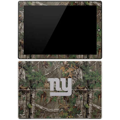 NFL New York Giants Realtree Xtra Green Camo Surface Pro 3 Skin