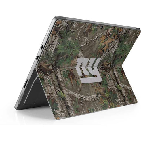 NFL New York Giants Realtree Xtra Green Camo Surface Pro 9 Skin