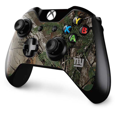 NFL New York Giants Realtree Xtra Green Camo Xbox One Controller Skin