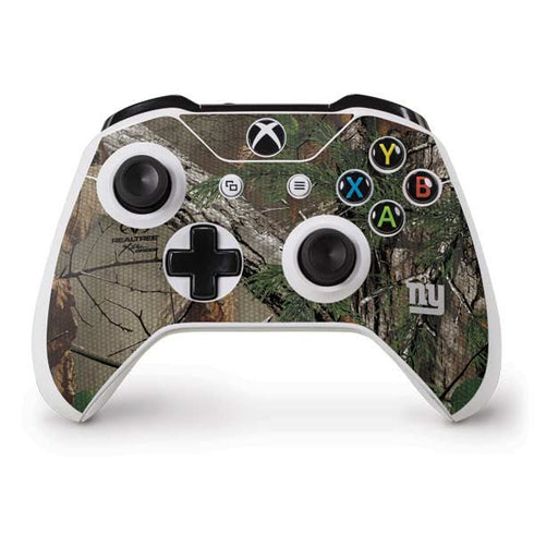 NFL New York Giants Realtree Xtra Green Camo Xbox One S Controller Skin
