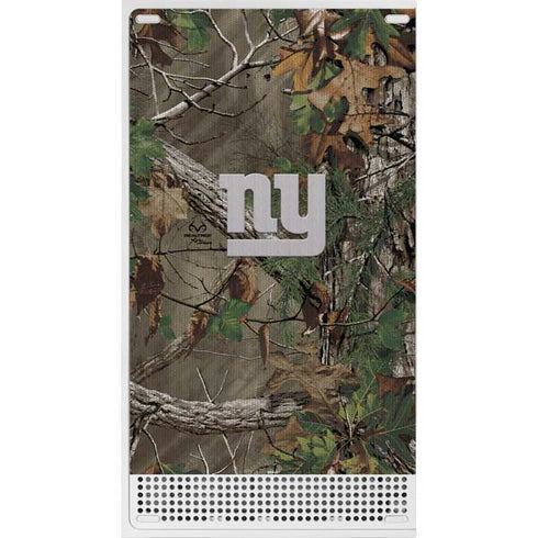 NFL New York Giants Realtree Xtra Green Camo Xbox Series S Console Skin