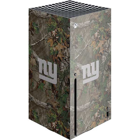 NFL New York Giants Realtree Xtra Green Camo Xbox Series X Console Skin