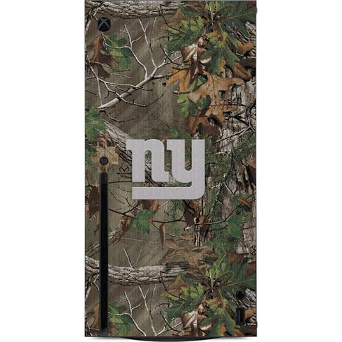 NFL New York Giants Realtree Xtra Green Camo Xbox Series X Console Skin