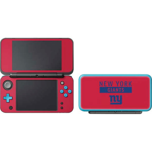 NFL New York Giants Red Performance Series Nintendo 2DS XL (2017) Skin