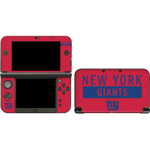 NFL New York Giants Red Performance Series 3DS XL 2015 Skin