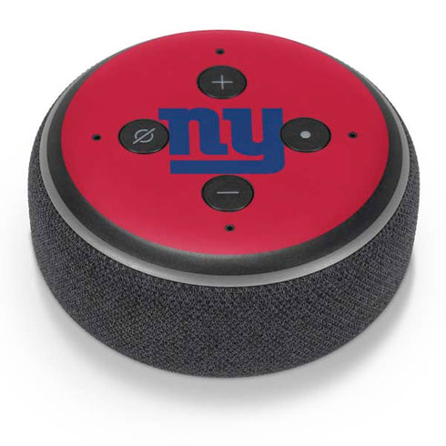 NFL New York Giants Red Performance Series Amazon Echo Dot Skin