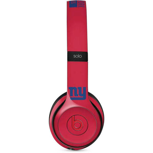 NFL New York Giants Red Performance Series Beats Solo 2 Wireless Skin