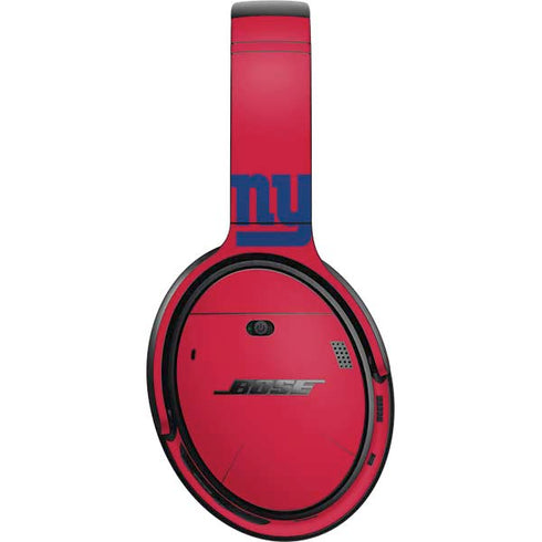 NFL New York Giants Red Performance Series Bose QuietComfort 35 II Headphones Skin