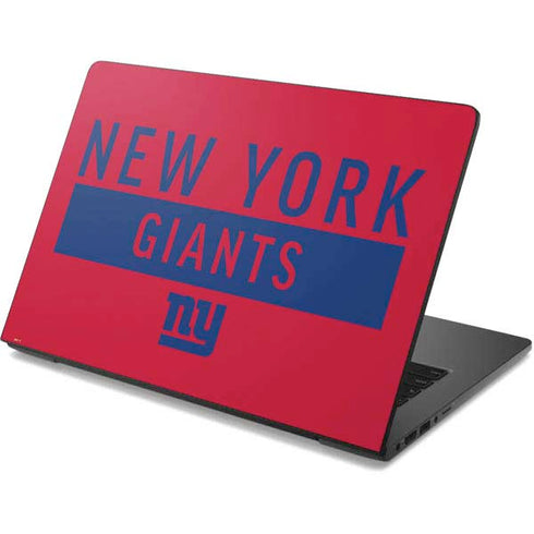 NFL New York Giants Red Performance Series Dell Chromebook Skin