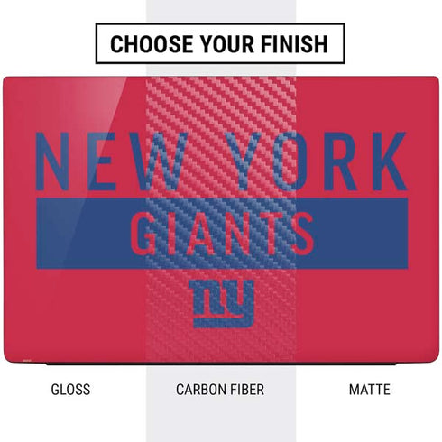 NFL New York Giants Red Performance Series Dell Vostro Skin