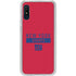 NFL New York Giants Red Performance Series Galaxy A10e Clear Case