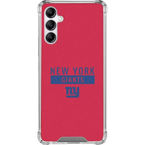 NFL New York Giants Red Performance Series Galaxy A14 5G Clear Case